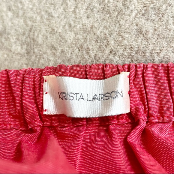 Krista Larson red petticoat lace midi skirt - Picture 6 of 8